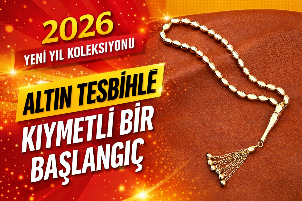 2026 Yeni Yıl Hediye Koleksiyonu: Altın Tesbih ile Zamana Değer Katmak