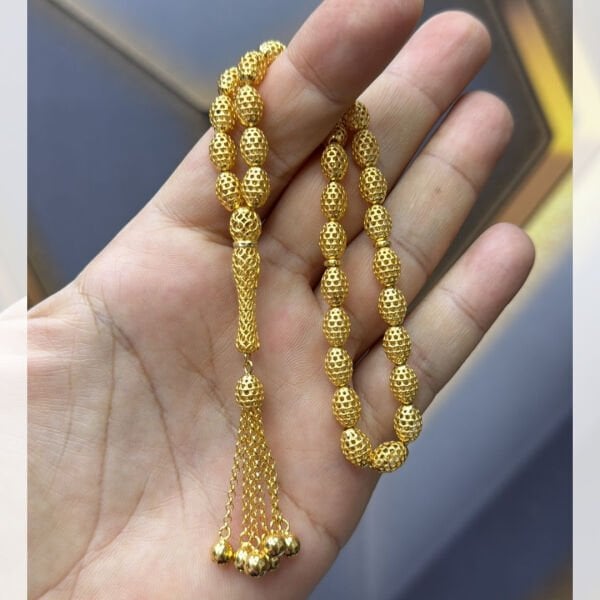 22 Ayar Telkari Fusion Altın Tesbih