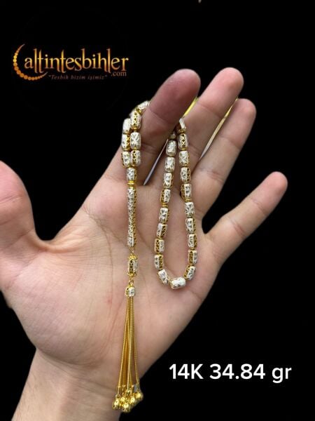 14 Ayar Altın Tesbih - Premium Seri